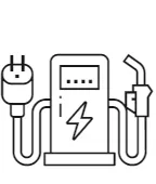 EV plugin hybrid icon